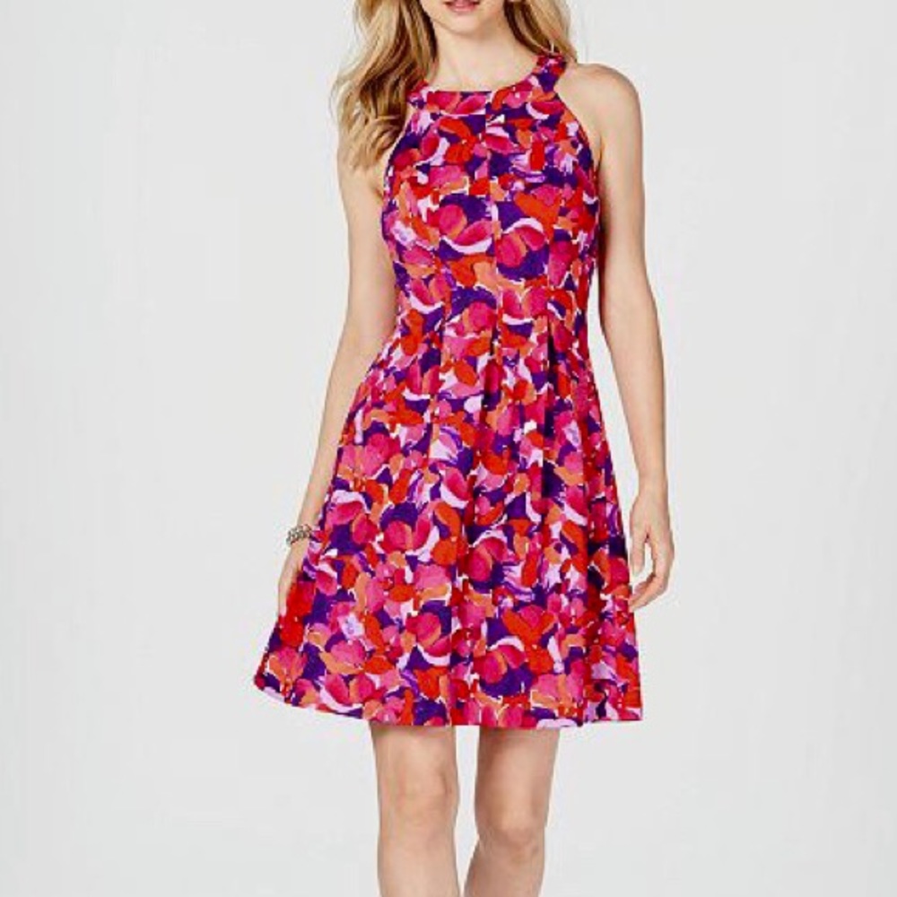 Pappagallo NWT Floral Fit&Flare Sleeveless Dress 6